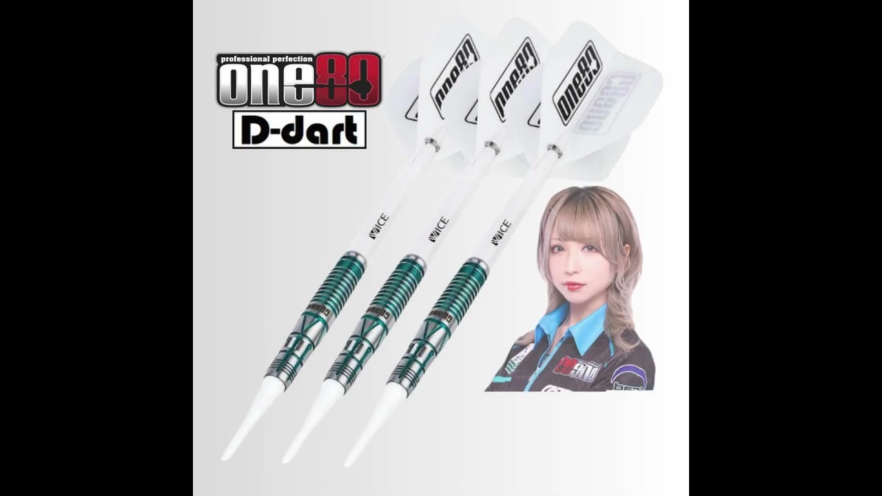(D DART STORE) ONE80 SOFT TIP DART - 17.5G/20G KILLUA Yuki Onodera Signature Electronic Darts
