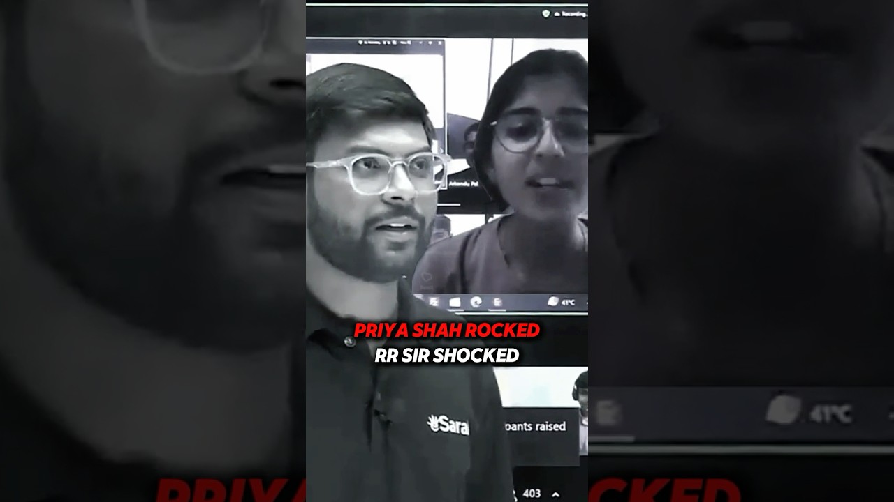 IIT Delhi Topper Rocked, RR Sir Shocked 😱🔥 #shorts #esaral #iitdelhi #jee