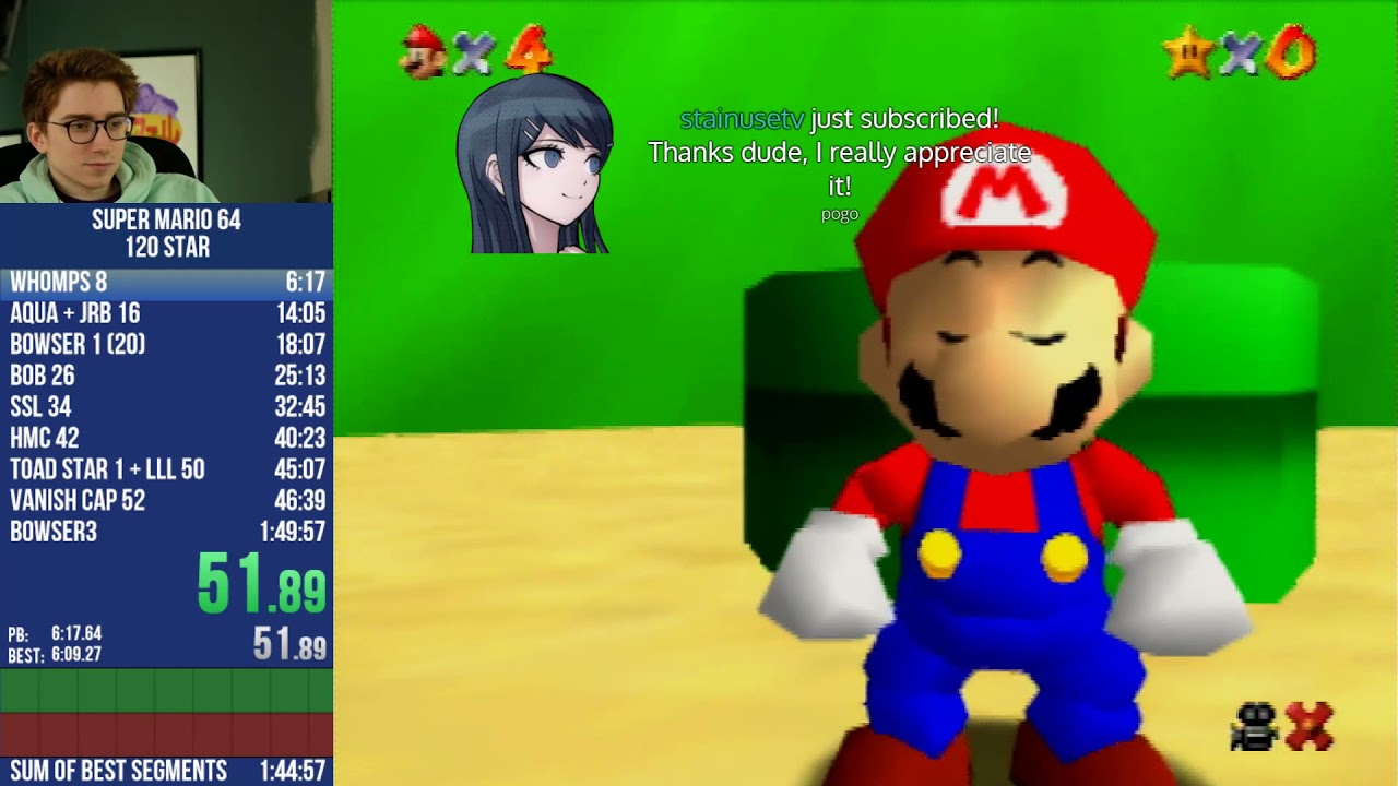 120star speedrun [been a while] - Sep 16th 2021 - ClintStevens