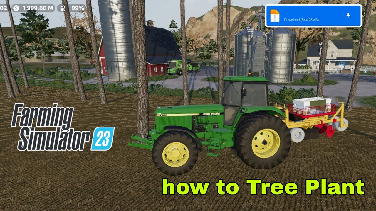 How to Tree Plant in Farming simulator 23 mobile | 4UBOSS