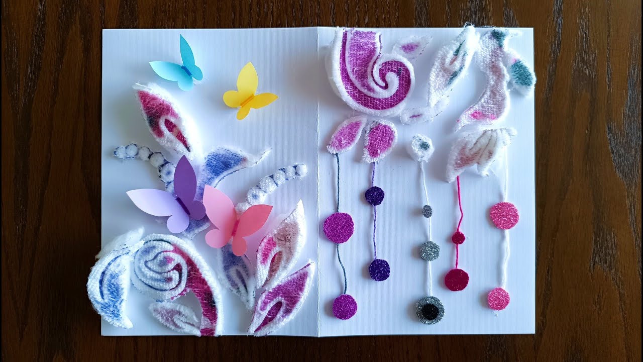How To Make a 3D Postal Card at Home!
