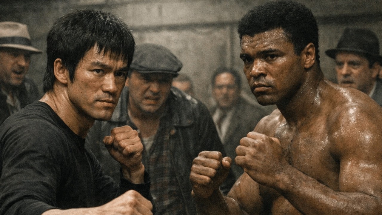 Bruce Lee & Muhammad Ali Fought Off 10 Mafia Members — The Night Legends United!