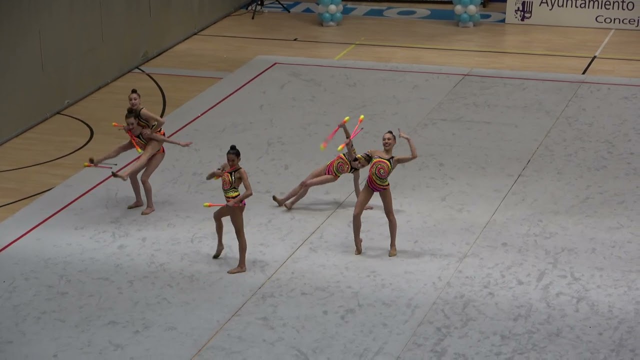 Trofeo Villa de Torrejón 2025. Selección española Junior 5 mazas
