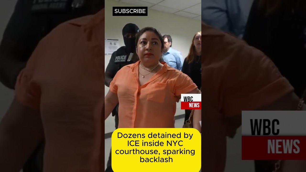 &ldquo;Dozens of immigrants were detained by ICE agents inside the Federal Plaza courthouse in New York