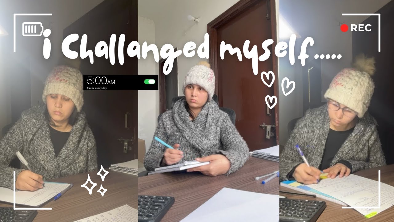 Waking Up at 5AM Nearly Broke Me | 7 Hours of Studying- |Anmol Sharma