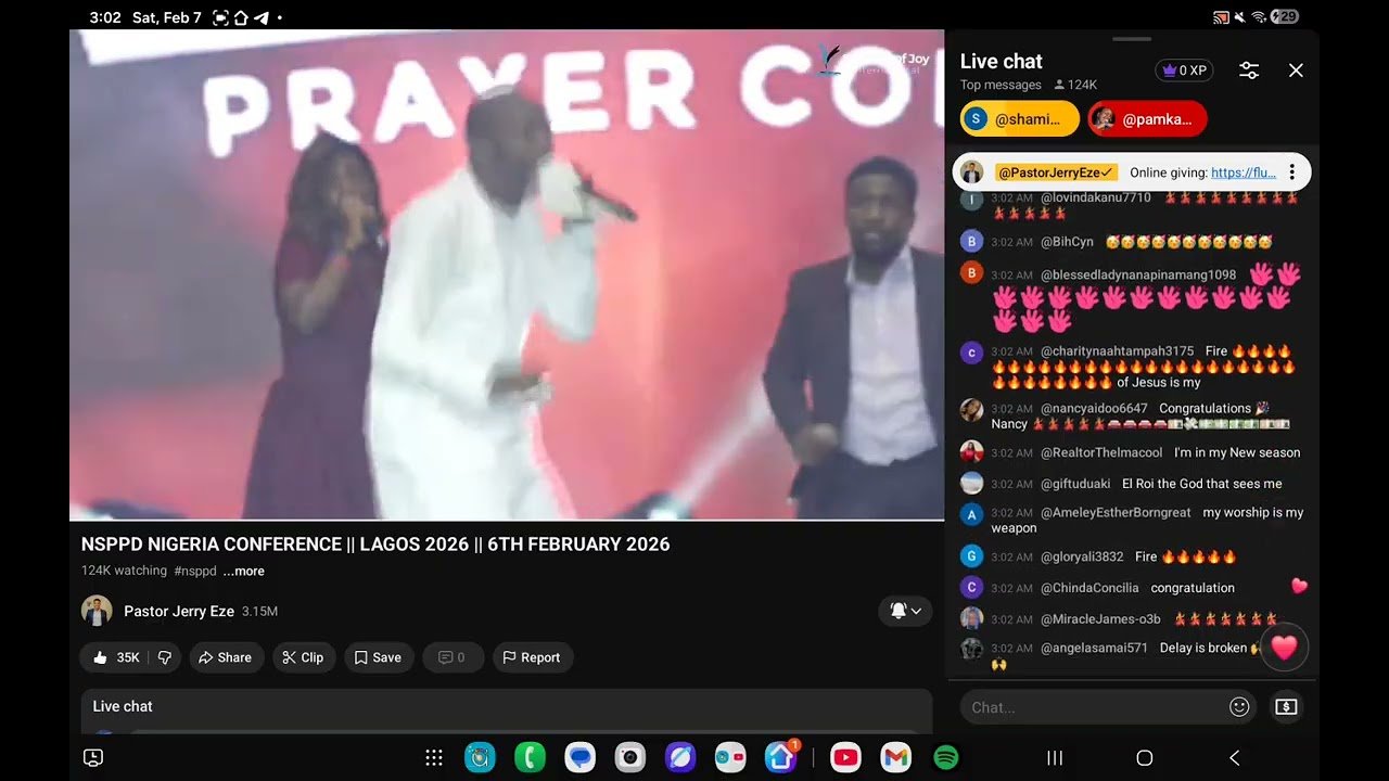 NSPPD CONFERENCE #nsppd7amfireprayers  #lagosnigeria 