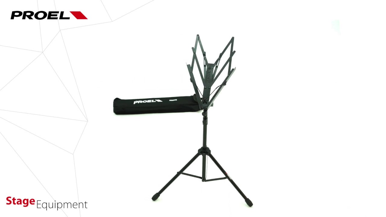 Professional sturdy steel tube music sheet stand RSM600