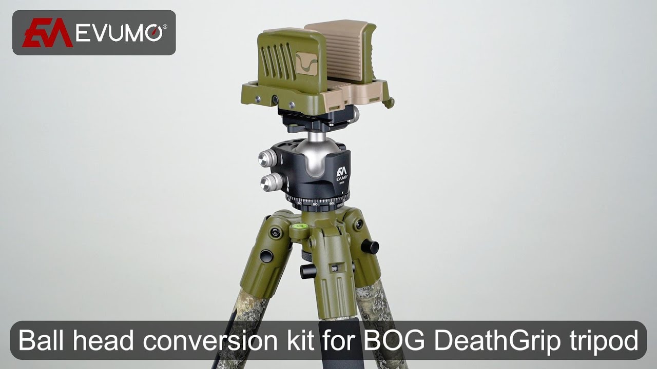 An Excellent Ball Head Conversion Kit for BOG DeathGrip Tripod