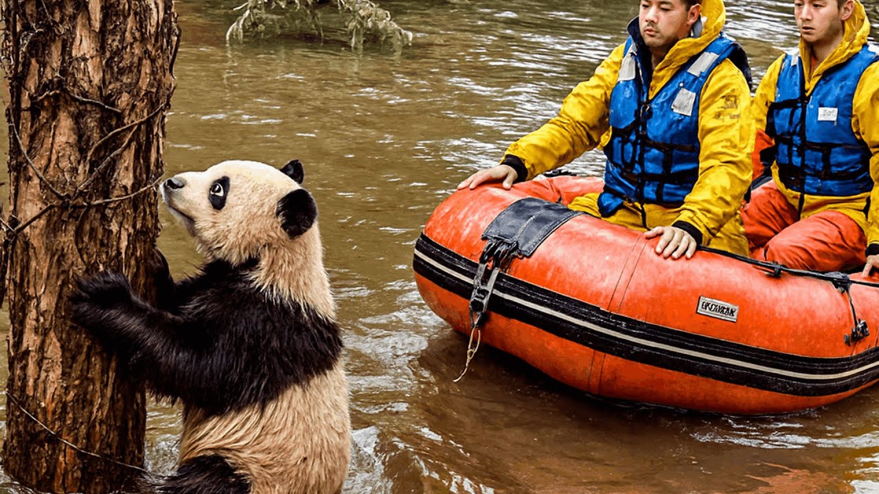 A Tiny Panda vs a Deadly Flood - What Happened Next Was Unbelievable