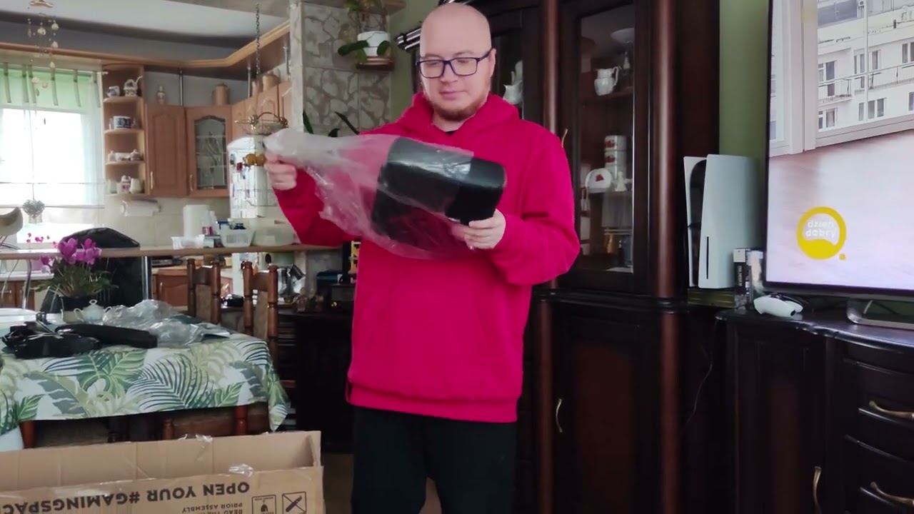 Unboxing fotela huzaro combat 3.0 Carbon gaming chair