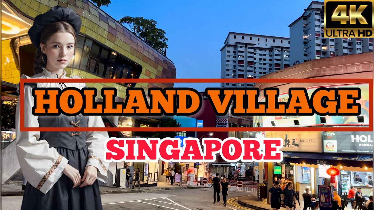 HOLLAND VILLAGE SINGAPORE WALKING TOUR 4K HDR