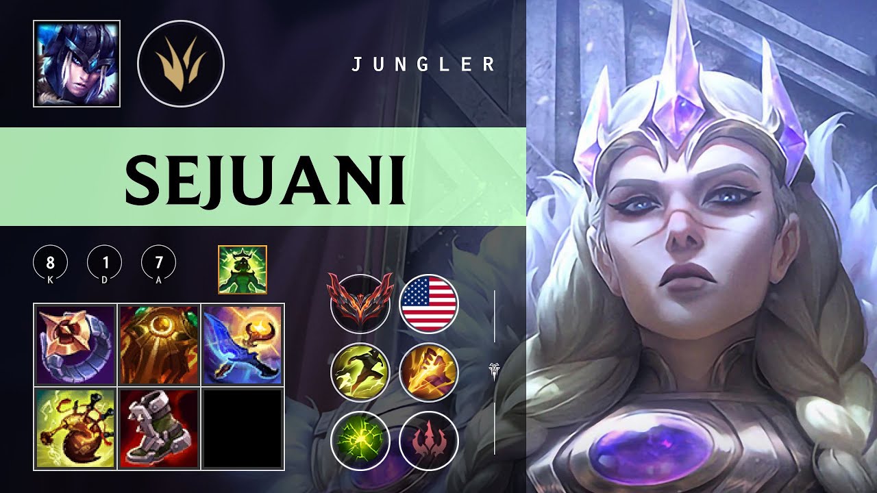 Sejuani Jungle vs Kha'Zix - NA Grandmaster Patch 26.02