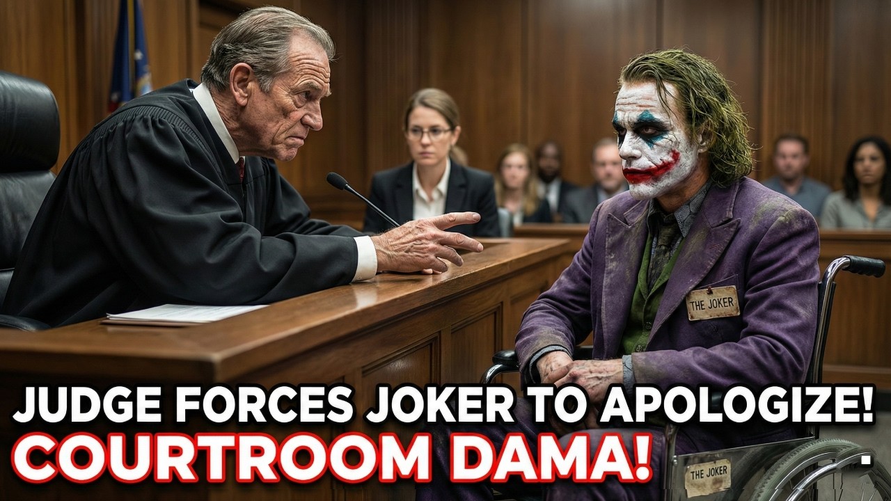 Joker Is Forced to Apologize in Court… His Next Words Freeze the Room