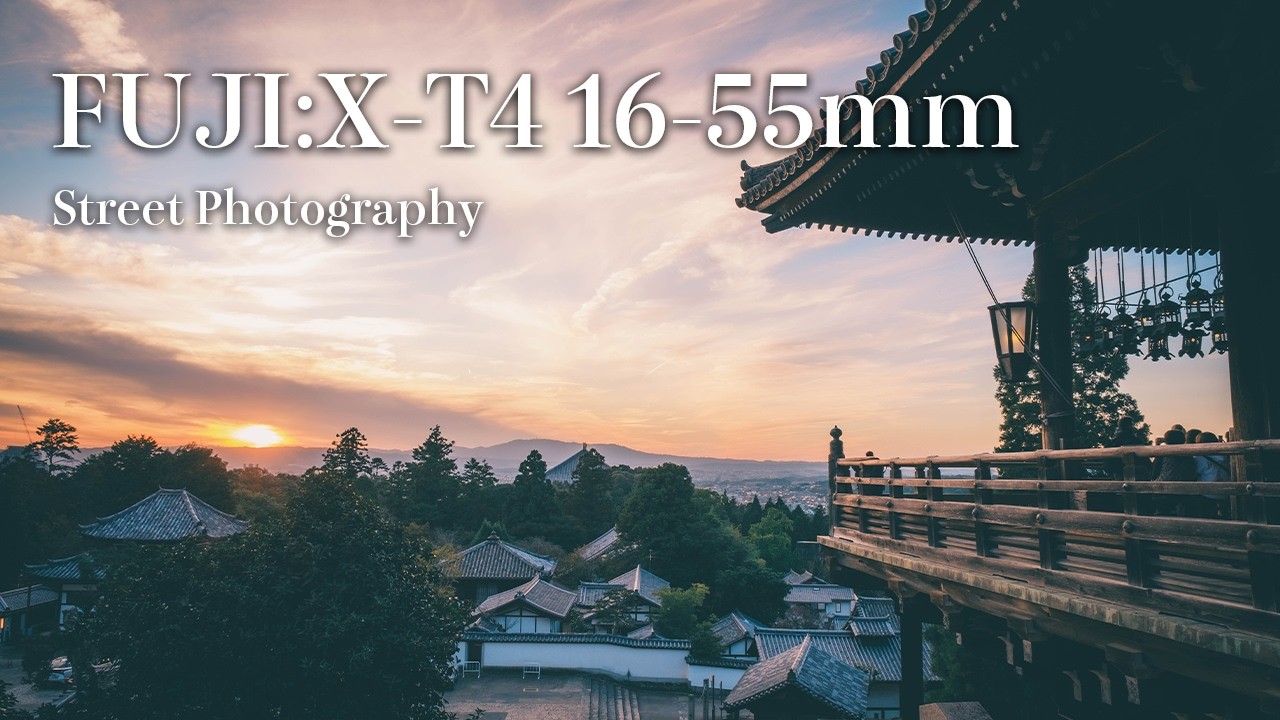 POV Street Photography in Nara | A nostalgic temple bathed in the light of the setting sun