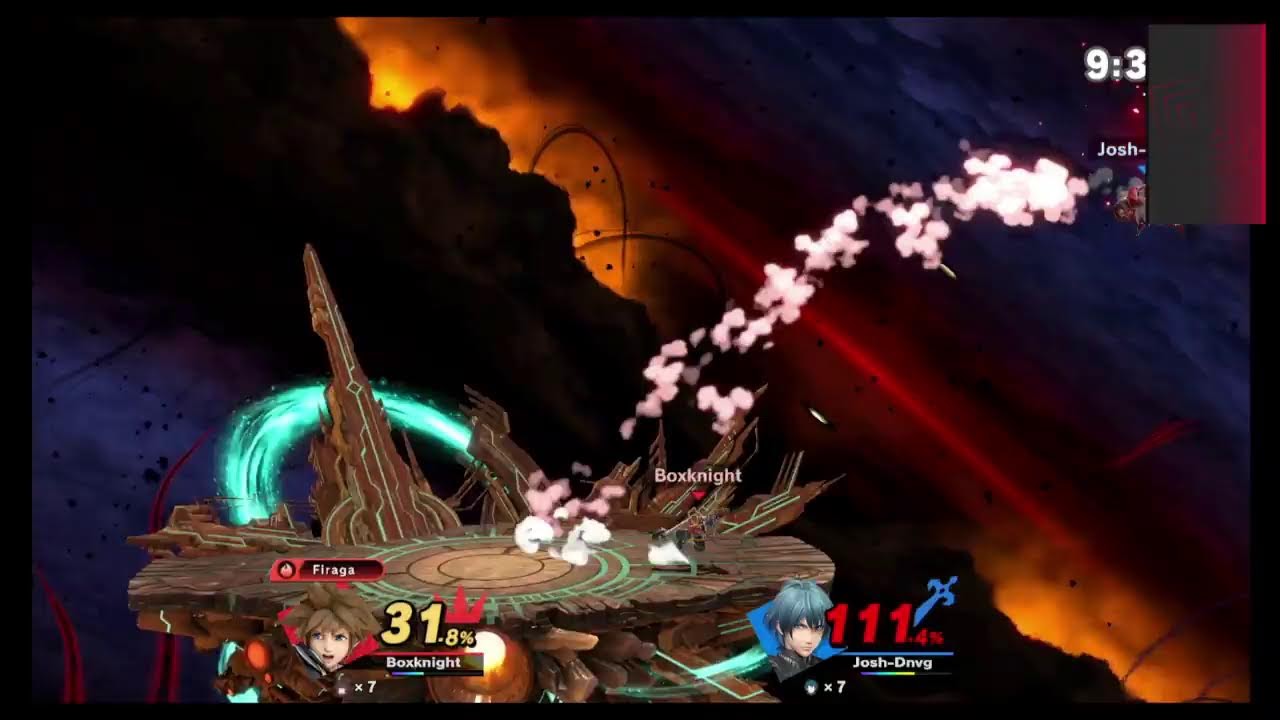 playing smash bro wityh friend ( boxkight1)