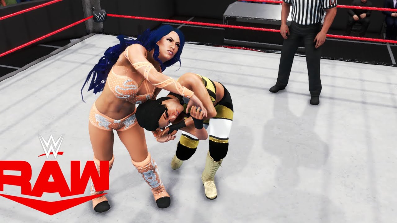 WWE 2K20 RAW SASHA BANKS VS BAYLEY