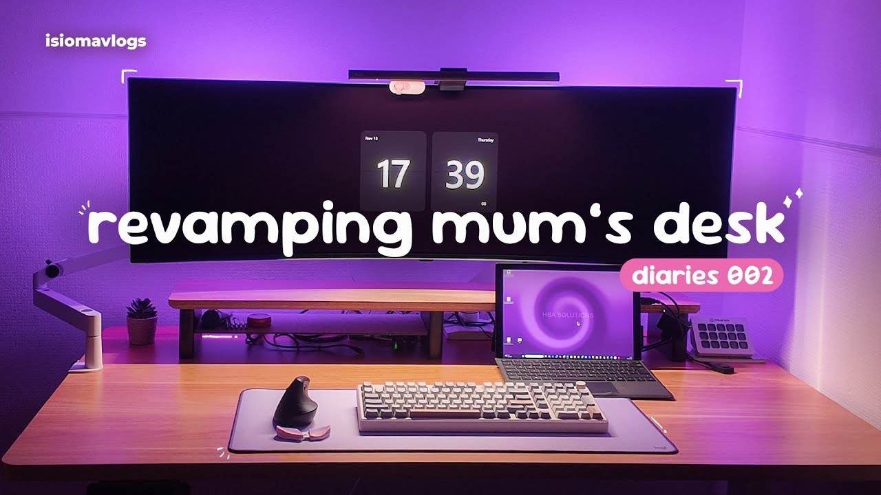 revamping my mum's ENTIRE desk setup | 49
