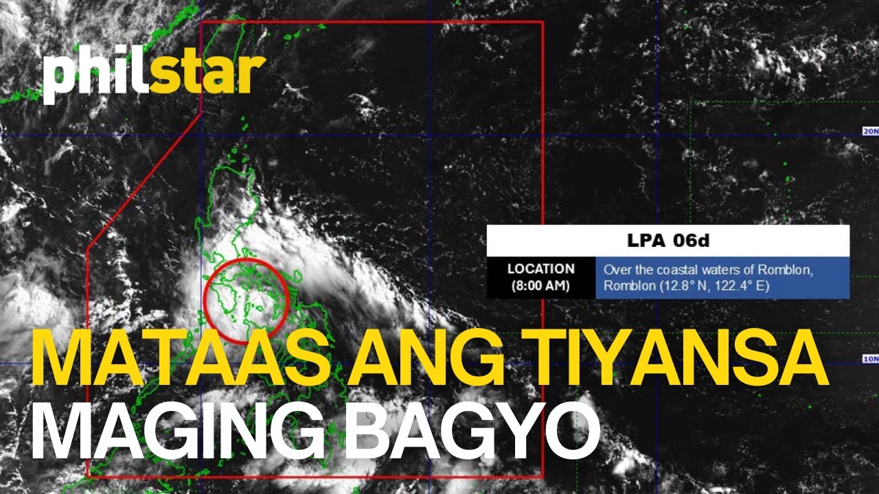 PAGASA Weather Update: LPA mataas ang tiyansang maging bagyo; Ulan Inaasahan
