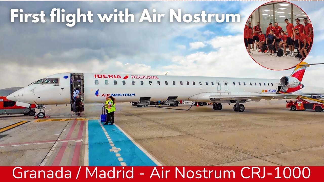 TRIP REPORT | Granada to Madrid on Air Nostrum CRJ-1000 Flight (2025)