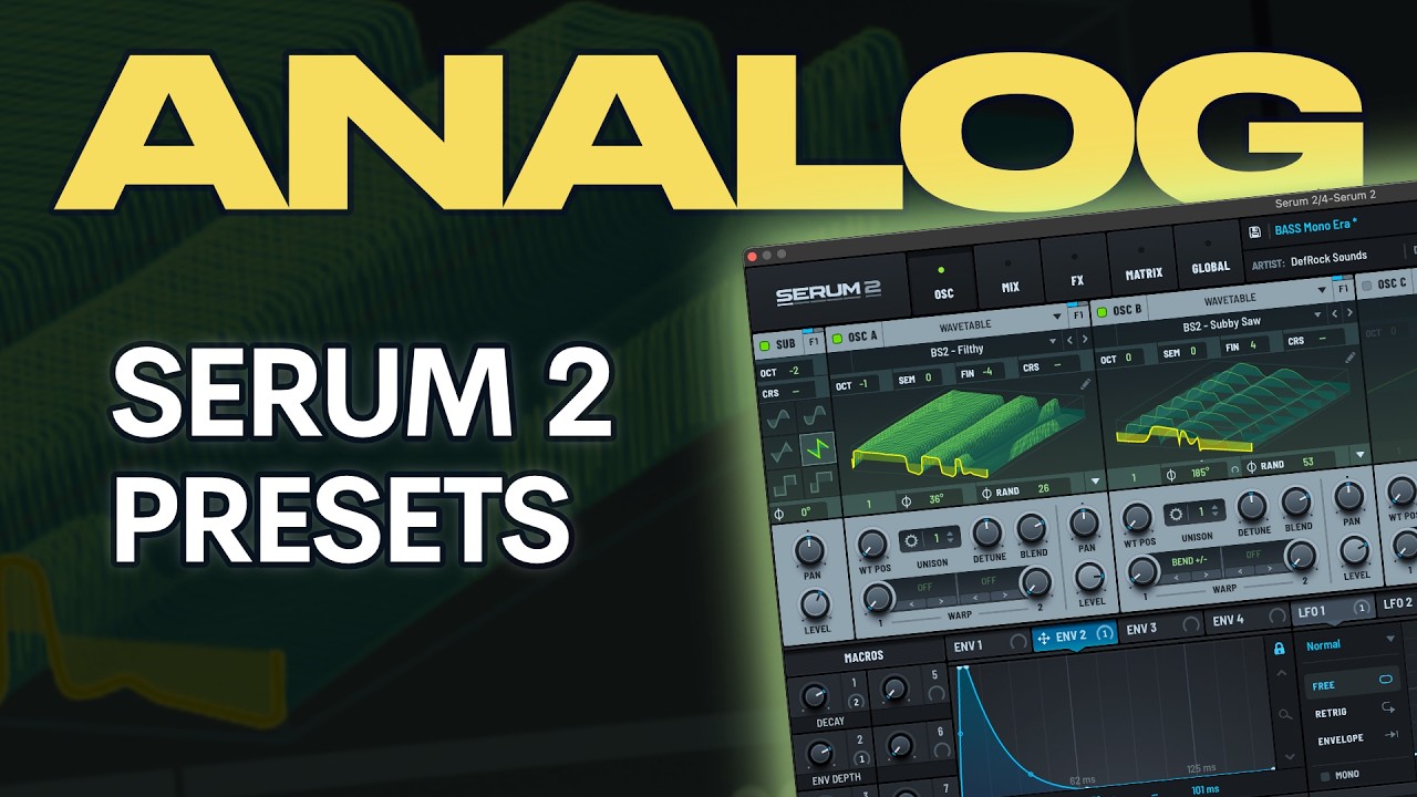 ANALOG &ndash; Serum presets | essential pack for all music producers (NO TALKING)