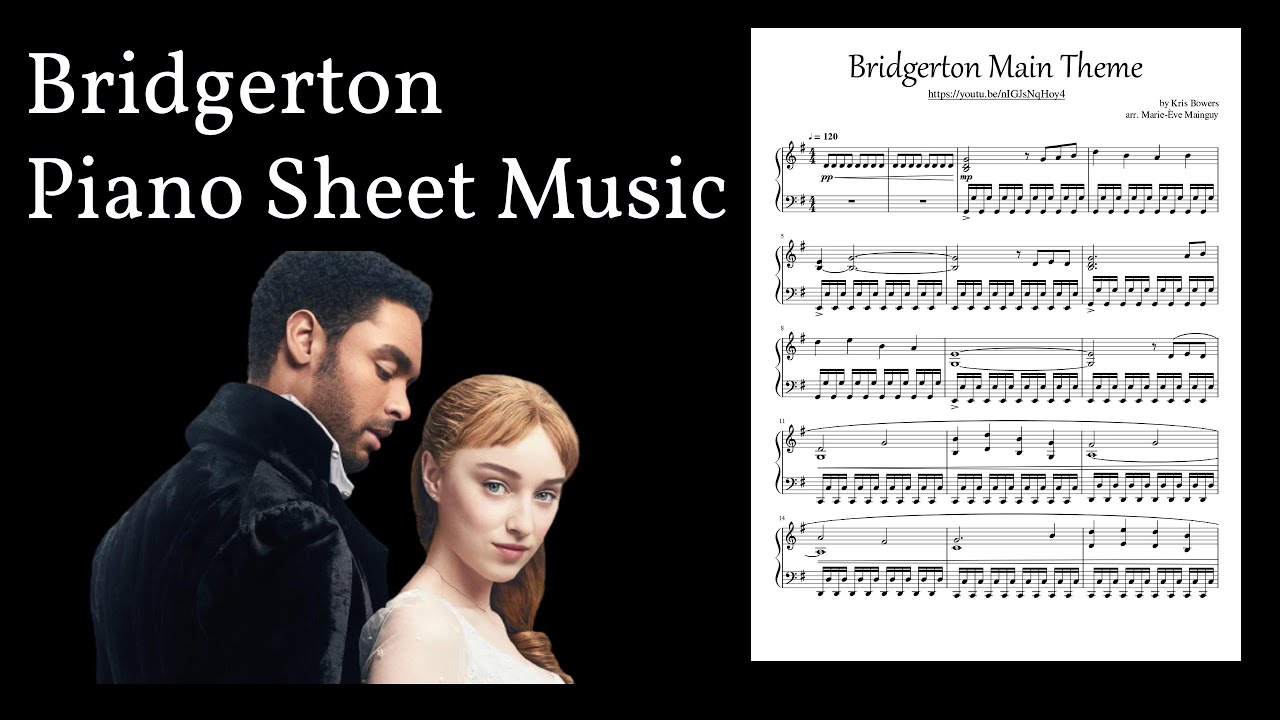 Bridgerton Piano Sheet Music - Main Title by Kris Bowers (Netflix Serie)
