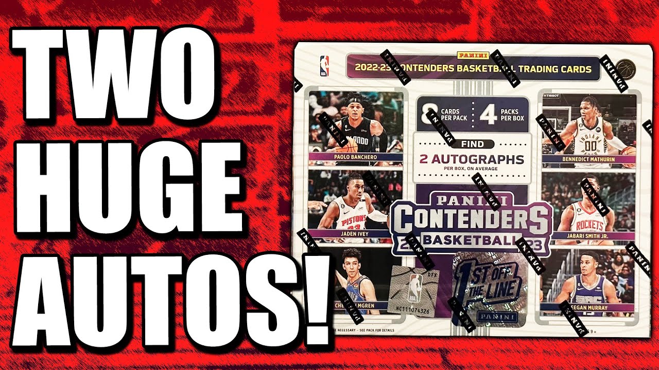 MONSTER AUTOS!!! 💪🏻 | 2022-23 Panini Contenders NBA First off the Line Hobby Box Review