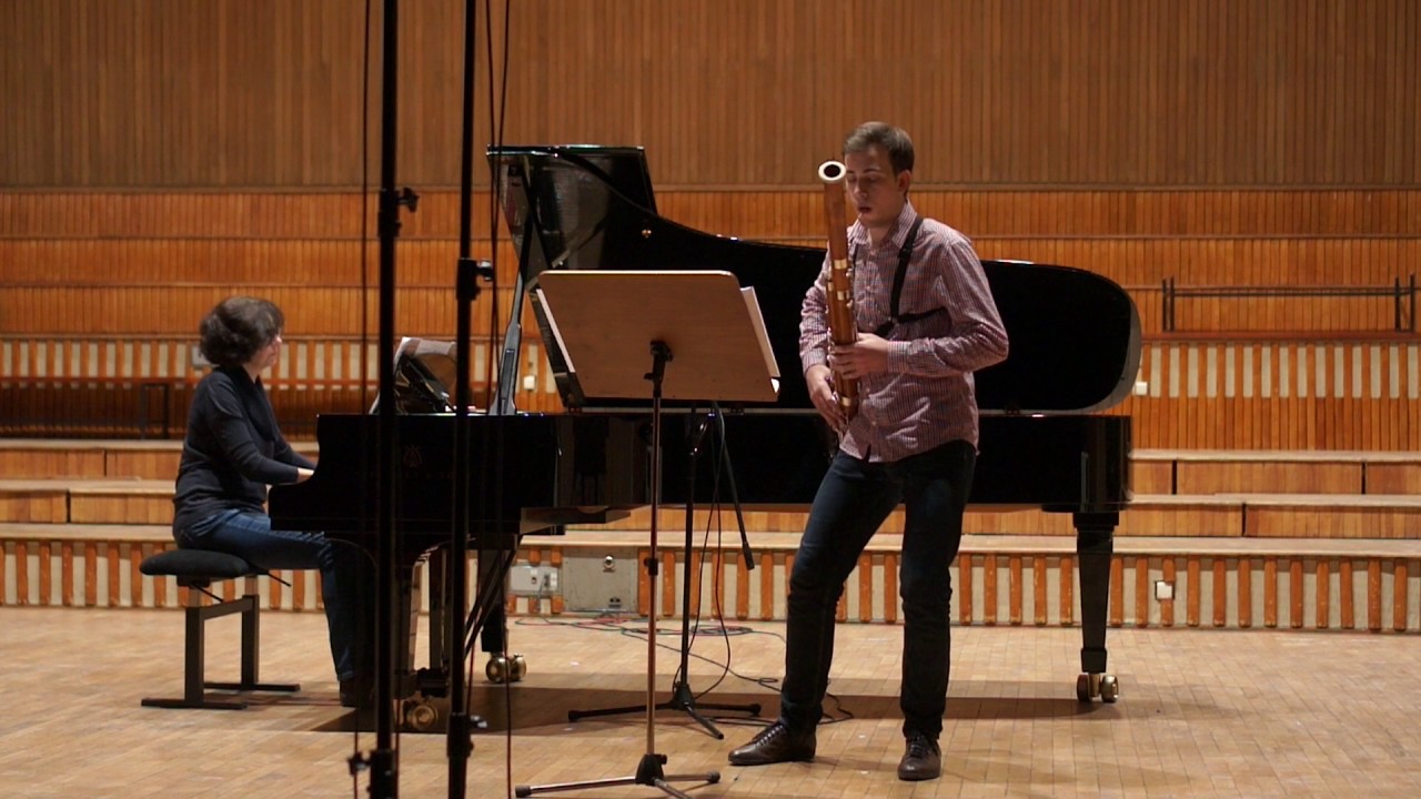 P  Jeanjean Prelude and scherzo for bassoon and piano