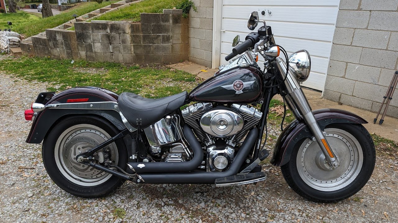 Vance and Hines Shortshots Install on 2005 Harley Davidson Fatboy