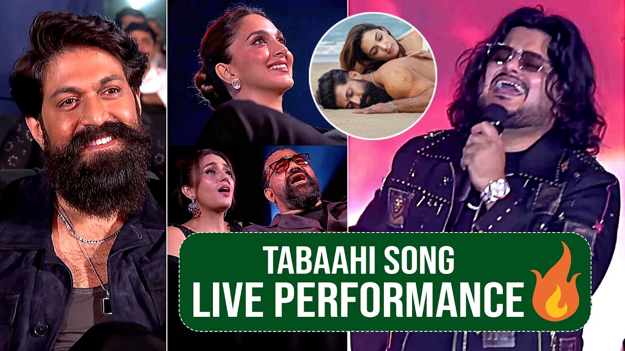 Tabaahi LIVE Performance | Vishal Mishra at Toxic Pre-Release Event | Yash | Kiara Advani
