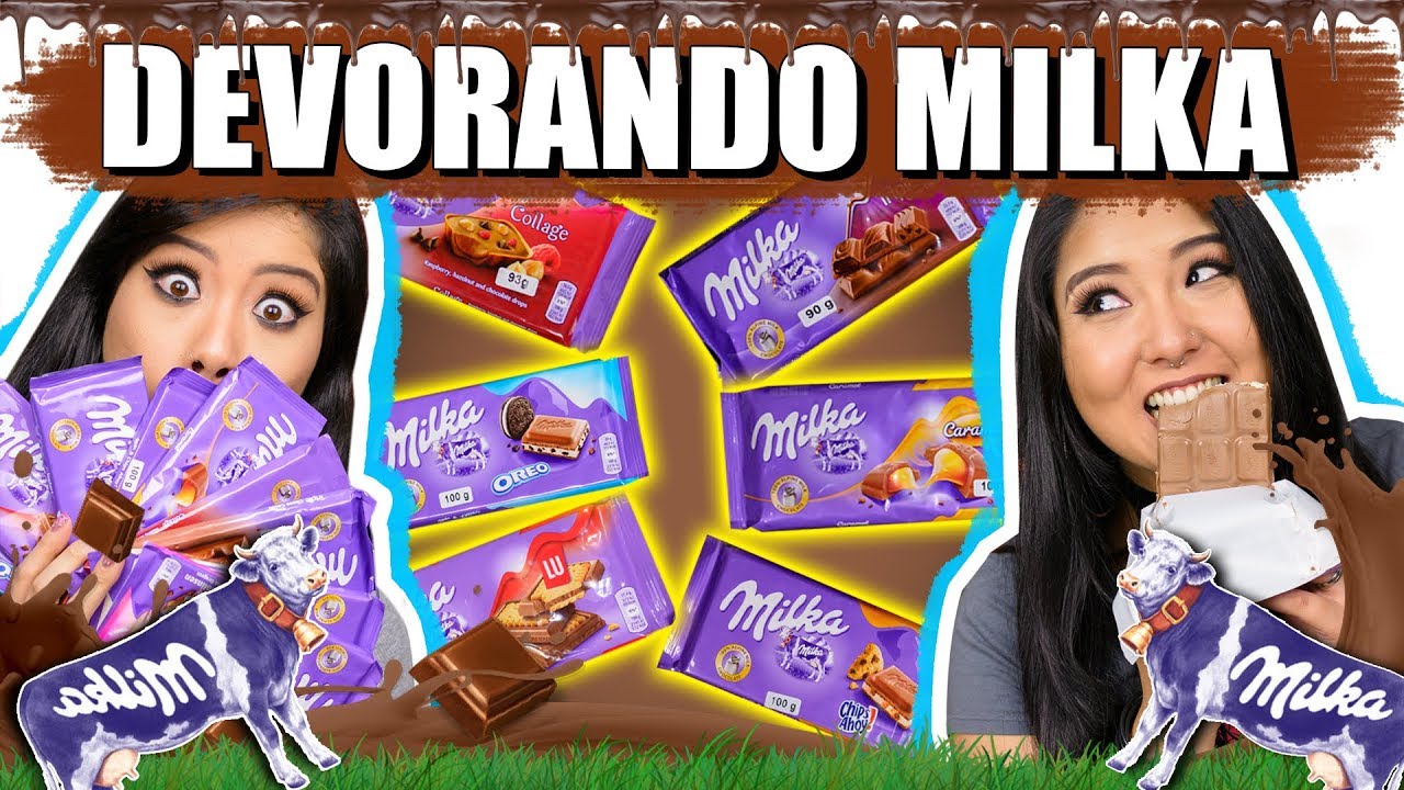 DEVORANDO CHOCOLATES MILKA! | Blog das irmãs