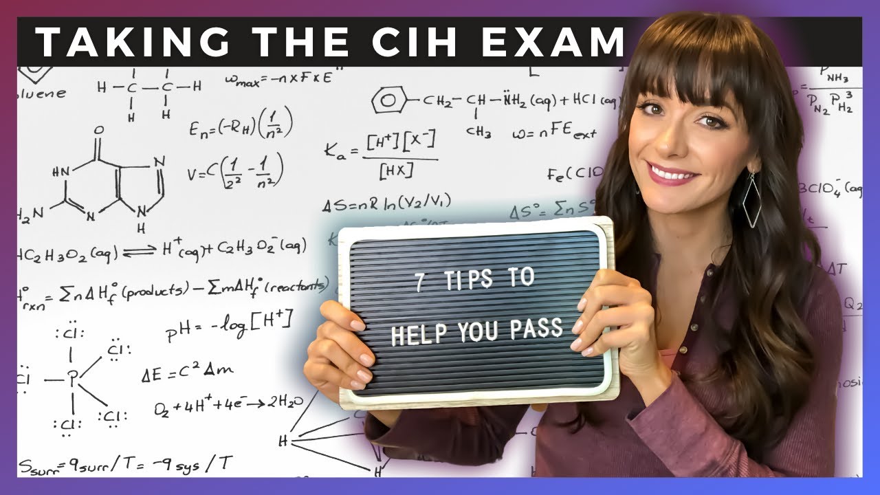TAKING THE CERTIFIED INDUSTRIAL HYGIENIST EXAM | 7 Tips to help you pass.