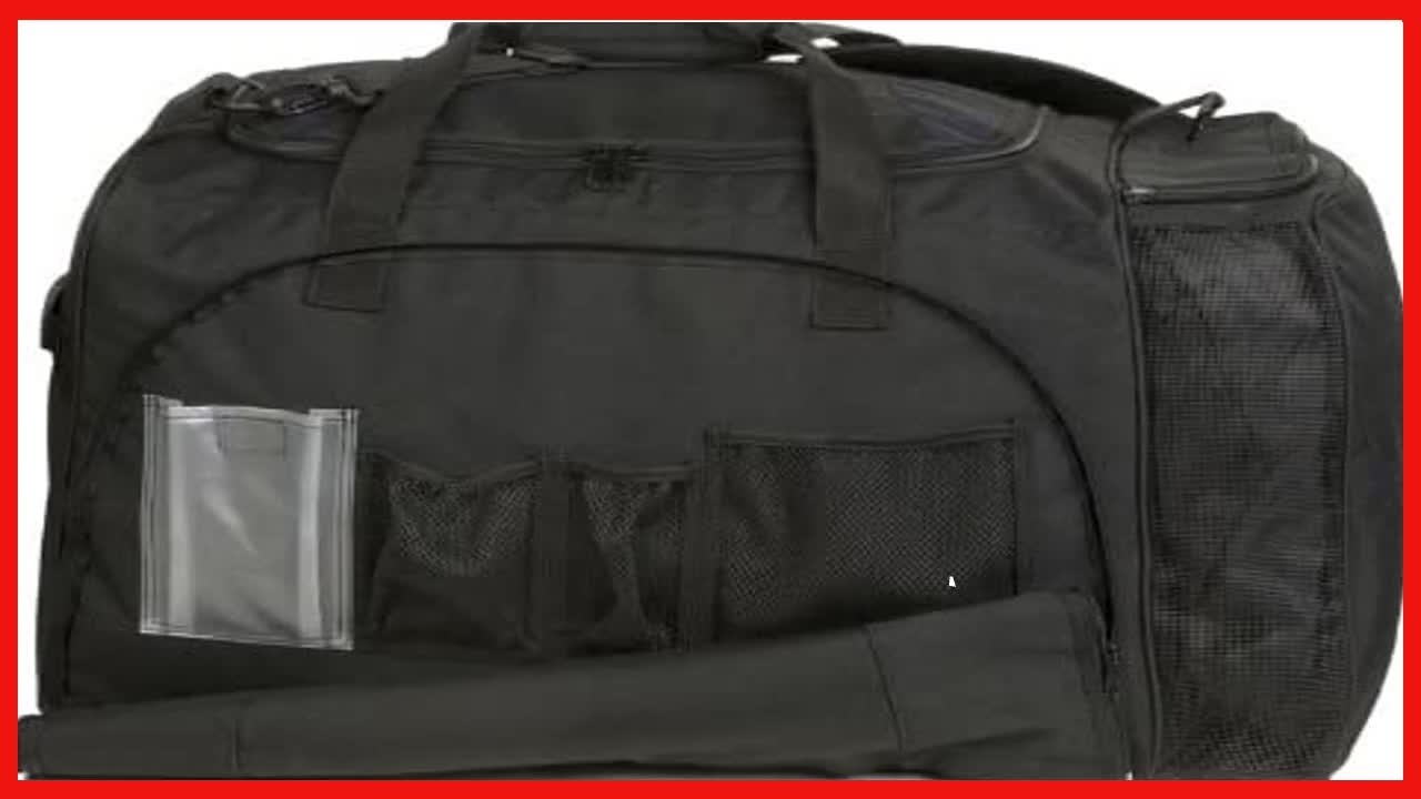 Прочная сумка для футбольной экипировки с большой вместительностью и продуманными функциями хране...