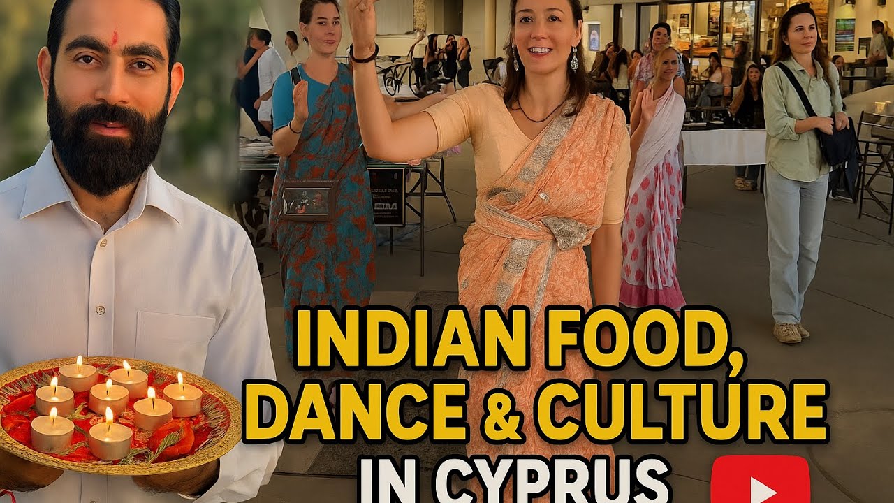 Indian Food, Dance & Culture in Cyprus | Full Festival Vlog | DCVlogs712