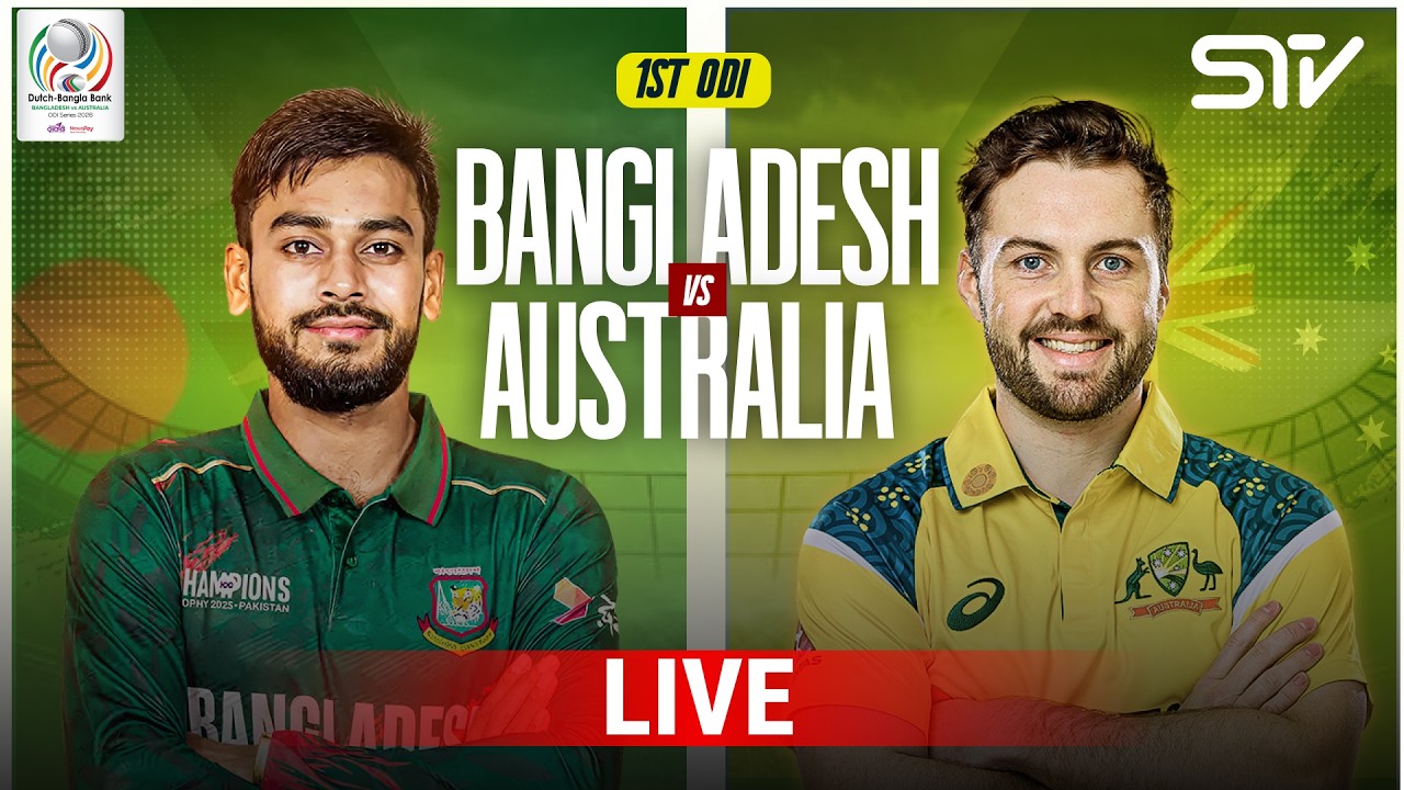 Live | Bangladesh vs Australia | Match 01 | ODI Series 2026 | M9K1K