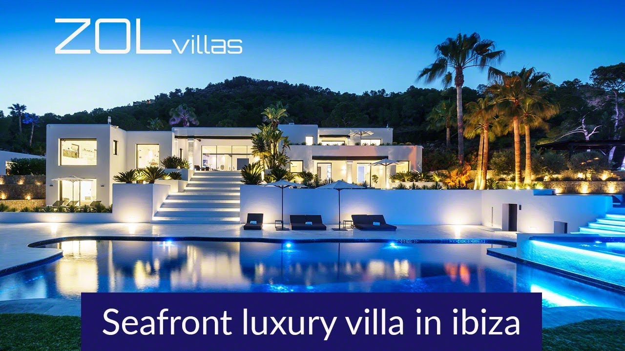 Luxury seafront villa to rent in ibiza @ ZOL holiday villas