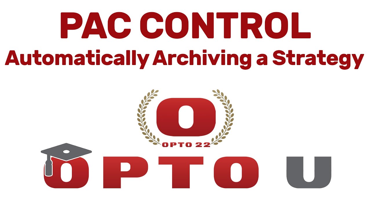 How to Automatically Archive a Strategy in PAC Control