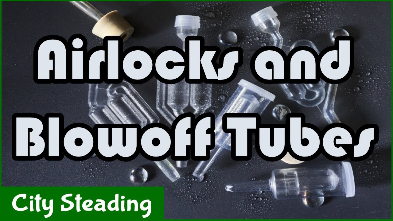 Airlocks and Blowoff Tubes for Brewing