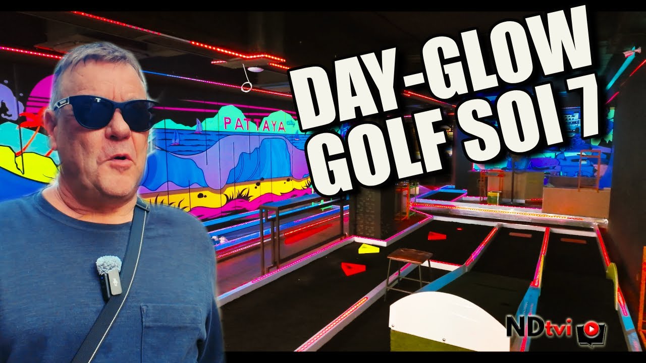 Паттайя Сой 7 Crazy Golf с прокатом кадиллака за 5 долларов!