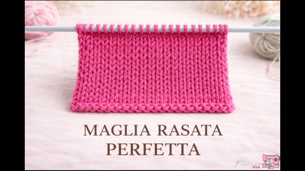 Come Lavorare la Maglia Rasata Senza Bordi che si Arricciano!🧶😉