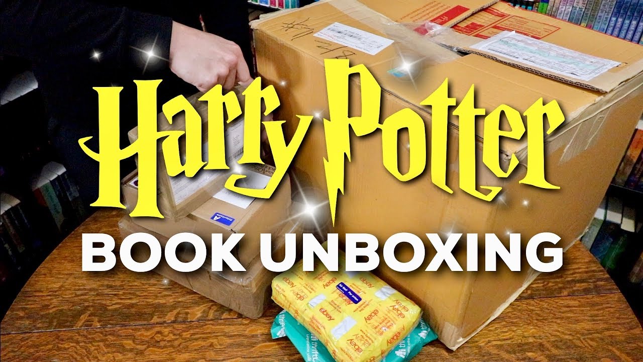 BIG HARRY POTTER BOOK UNBOXING | HARRY POTTER COLLECTOR DAY