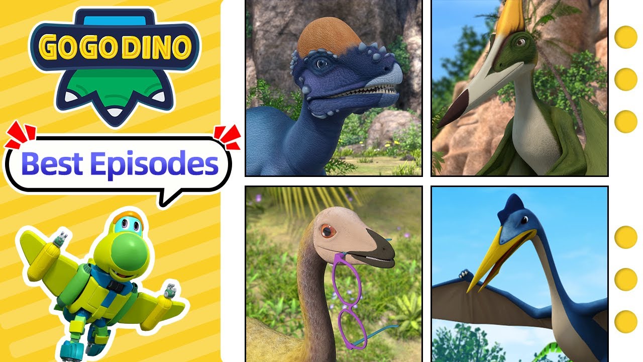 Join Ping on a Dinosaur Rescue | Pachycephalosaurus + More | GOGODINO Best Episodes | Dinosaurs