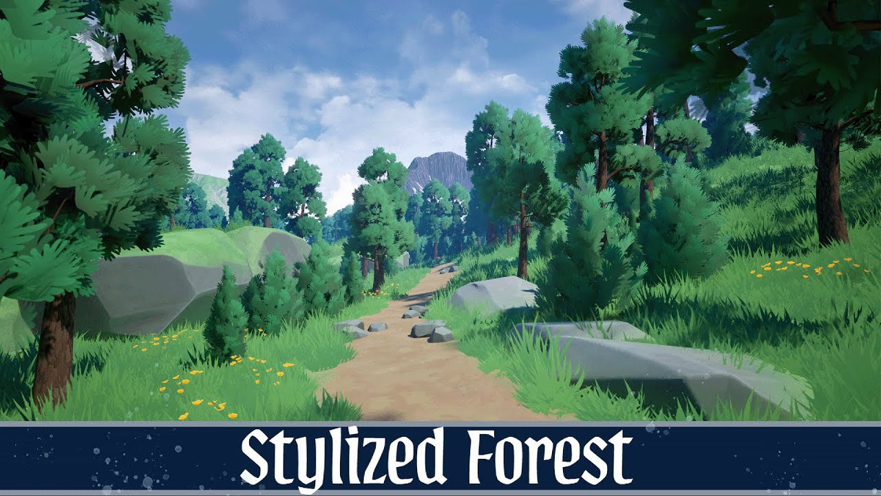 Stylized Forest – Game-ready Fantasy Environment | Unreal Engine 5 Showcase
