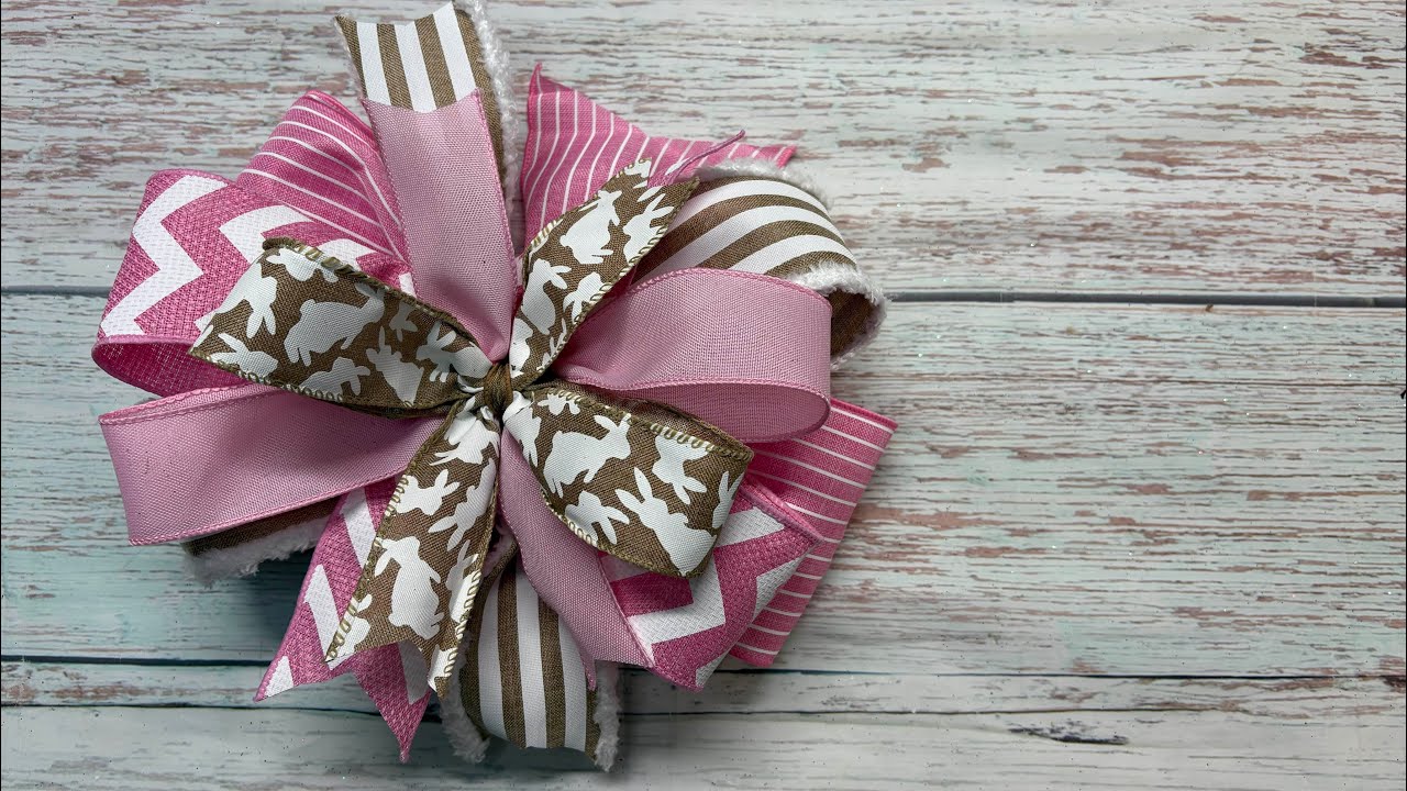 Easy Easter Bow! Perfect for your Easter baskets!