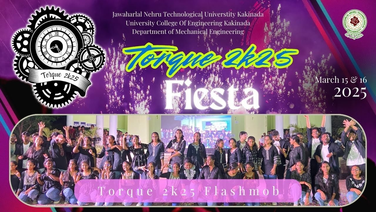 Torque 2k25 JNTUK Flashmob