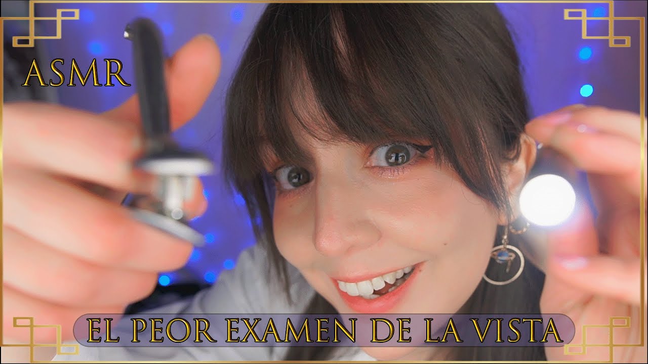 ⭐ASMR [Sub] The Worst Sight Test (ролевая игра на испанском языке)