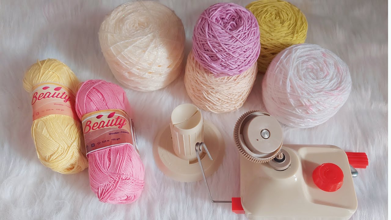كروشية 🧶 ريفيو عن ماكينة لف الخيوط اليدوية 💜