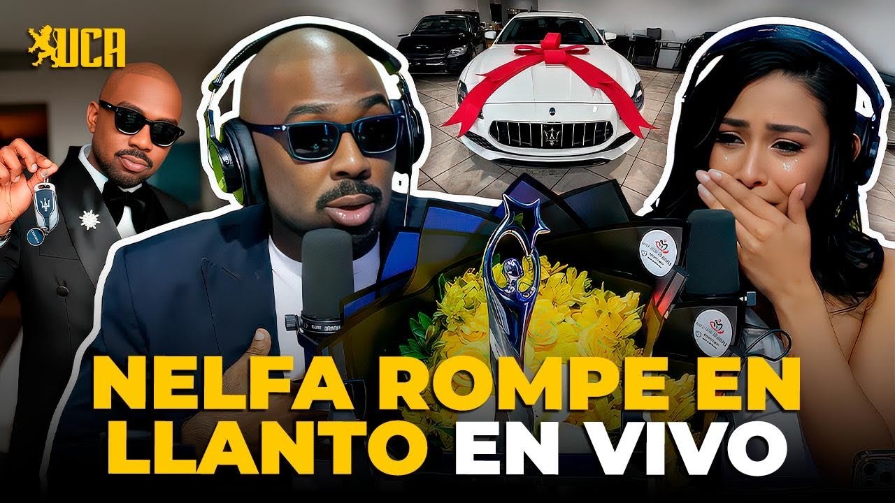 NELFA ROMPE EN LLANTO POR REGALO DE BREA FRANK LUEGO DEL SOBERANO