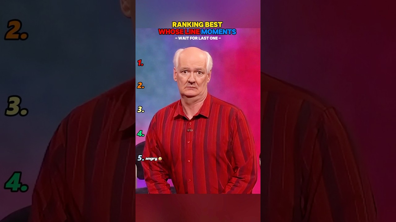 Ranking Best Whose Line Moments Part 6#FunnyMoments#Ranking##MustWatch#youtube