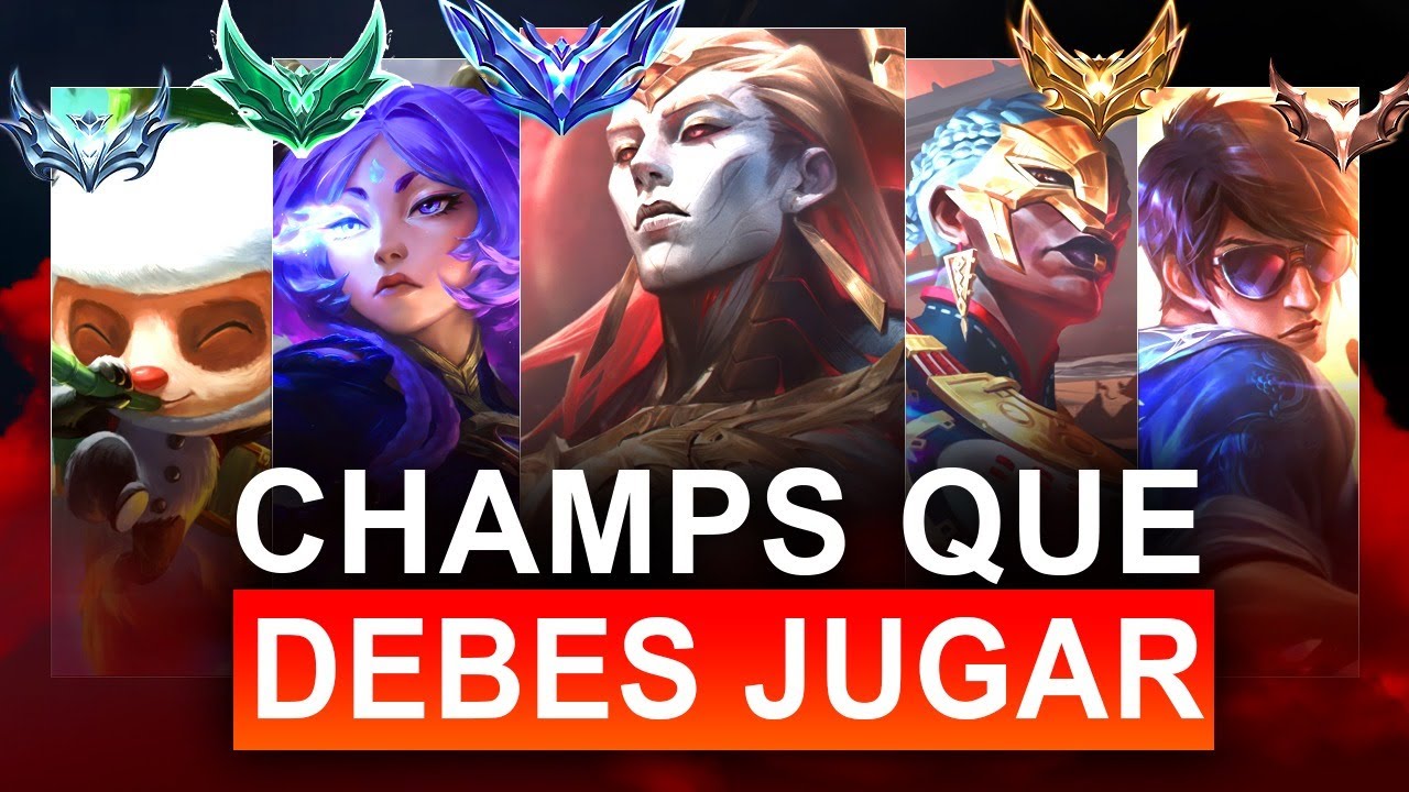 TIER LIST: campeones que DEBES DE JUGAR para ESCAPAR DE TU ELO