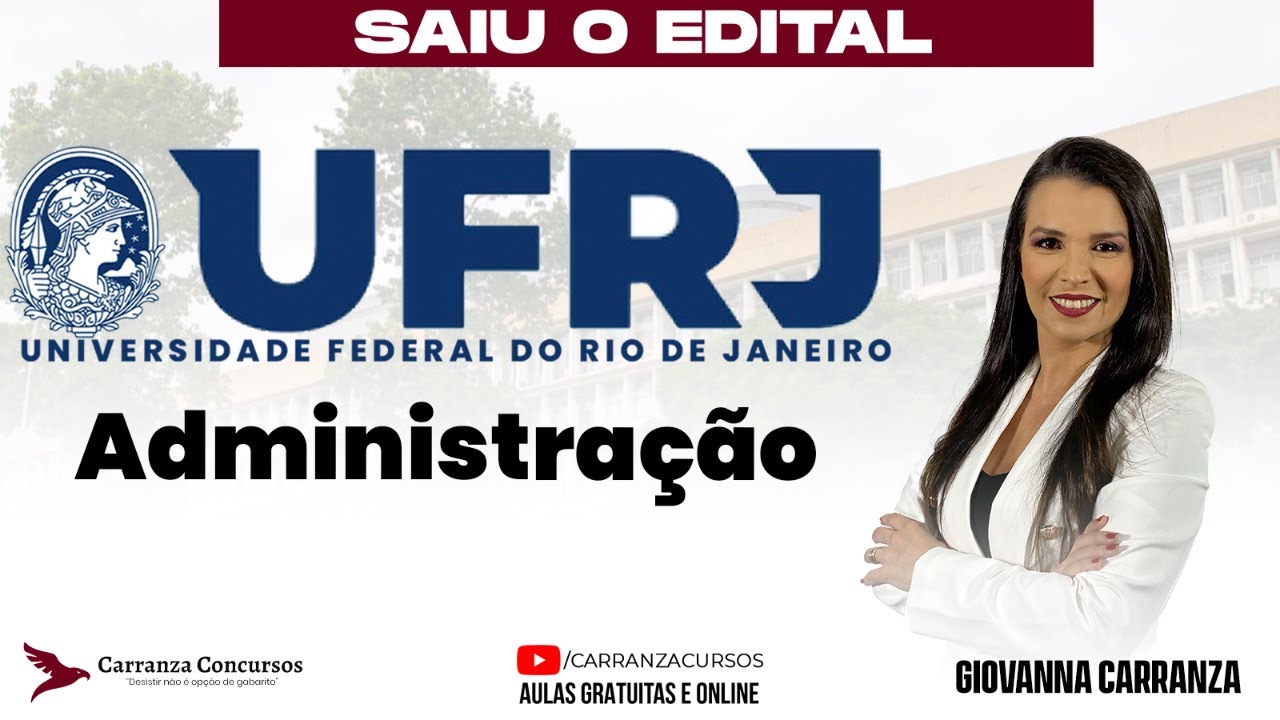Concurso UFRJ | Administração para Concursos | O que mais cai na prova